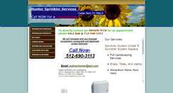 Desktop Screenshot of hunterirrigationservices.com